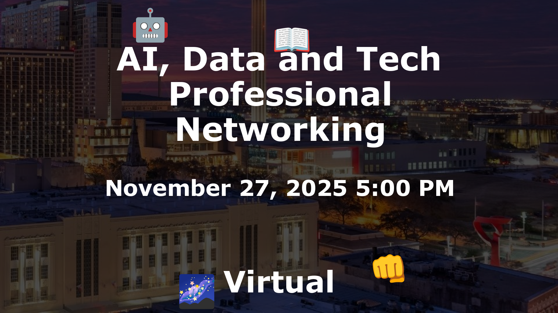 AI, Data and Tech Professional Networking event image
